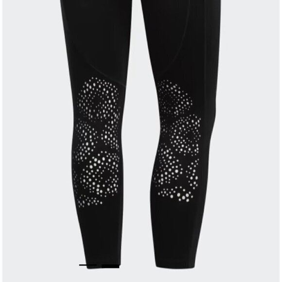 ADIDAS Laser Cut 7/8 Believe This High Waisted Ankle Athletic Leggings Medium - Picture 7 of 7